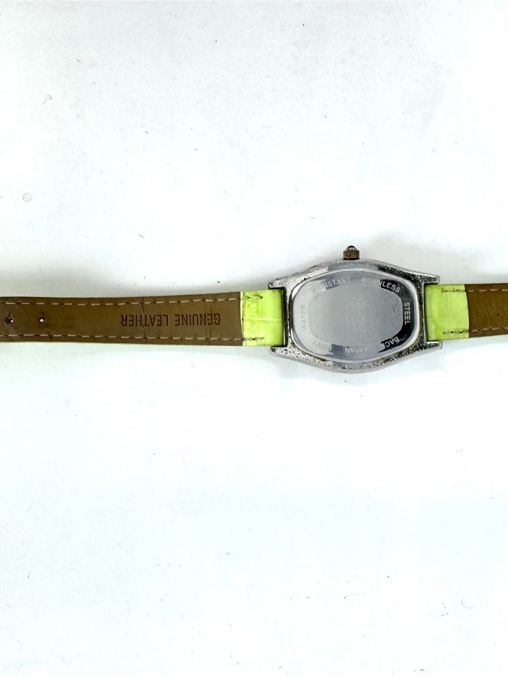Vintage Y2K Era Geneva Platinum Color Rhinestone Cuff Ladies Watch New Battery